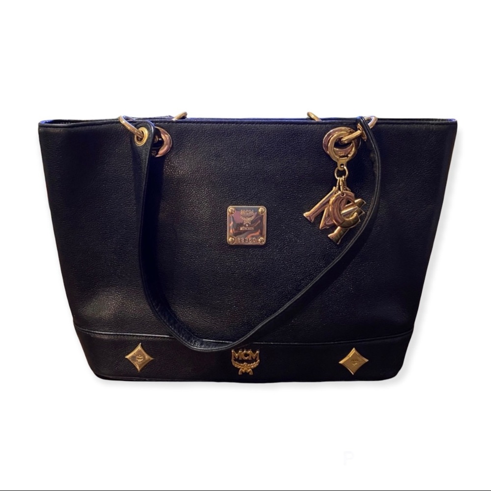 ❌SOLD❌Authentic Vintage MCM leather tote
